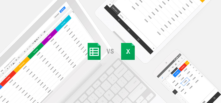 Google Sheets vs. Excel
