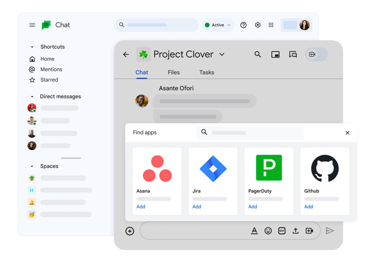 Aplicaciones de terceros Google Chat