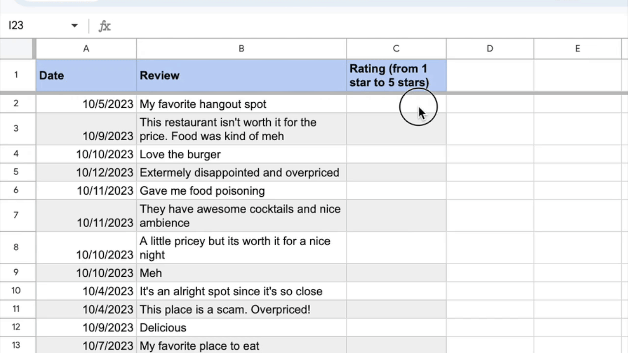 Enhanced Smart Fill in Google Sheets