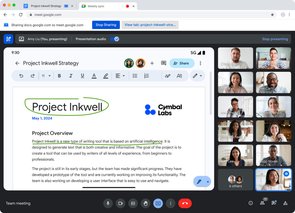 Herramientas para hacer anotaciones en una Meet